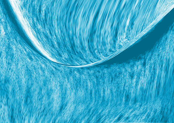 Vivid blue abstract swirl pattern suggesting movement and energy. Ideal for digital art, backgrounds, or design projects requiring dynamic, modern visuals and a bold color accent.