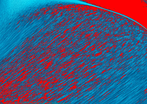 Abstract smooth flowing shapes red and blue artistic soft texture background for design, print, and digital use.