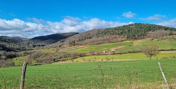 istock Sunny landscape in Haute-Loire 2246176783