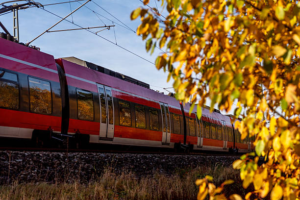 istock Nuremberg commuter train traveling through autum nature 2246182231