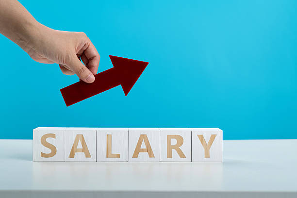 istock Word salary with rising arrow 2246186029