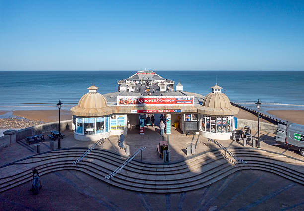 The pier at Cromer in North Norfolk during the sunset