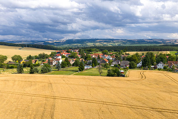 istock Village in a beautiful landscape in Thuringia, Germany 2246194008