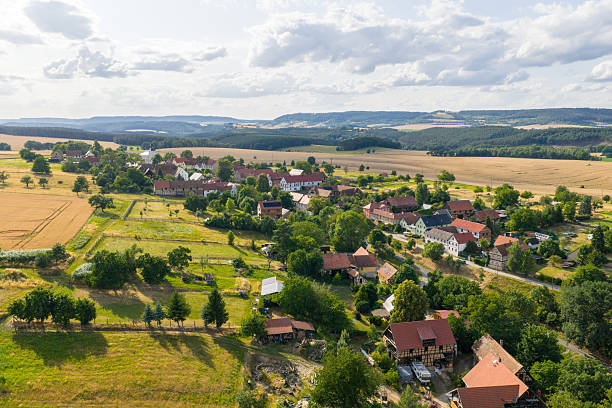 istock Village in a beautiful landscape in Thuringia, Germany 2246194447