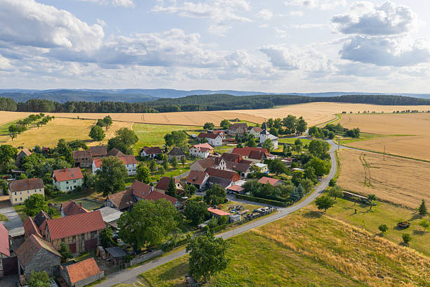istock Village in a beautiful landscape in Thuringia, Germany 2246194511
