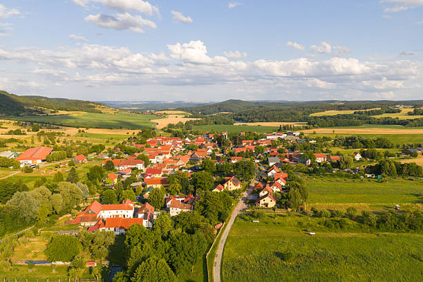 istock Village in a beautiful landscape in Thuringia, Germany 2246194843