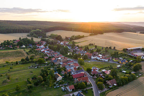 istock Village in a beautiful landscape in Thuringia, Germany 2246195349