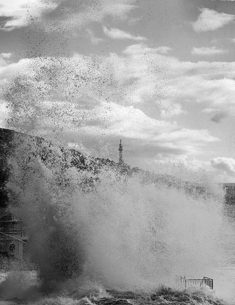 istock Massive waves hit Barcola promenade in Trieste, November 2023 2246196297