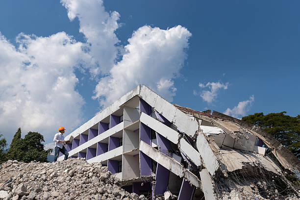 Demolition of buildings in urban