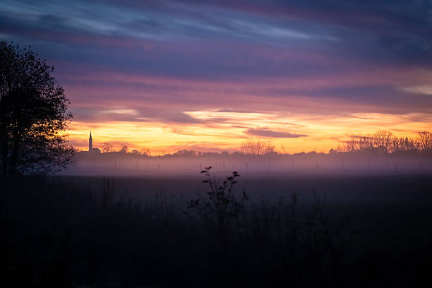 Landscape on a November evening