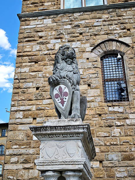 stone lion statue in Munich in Germany