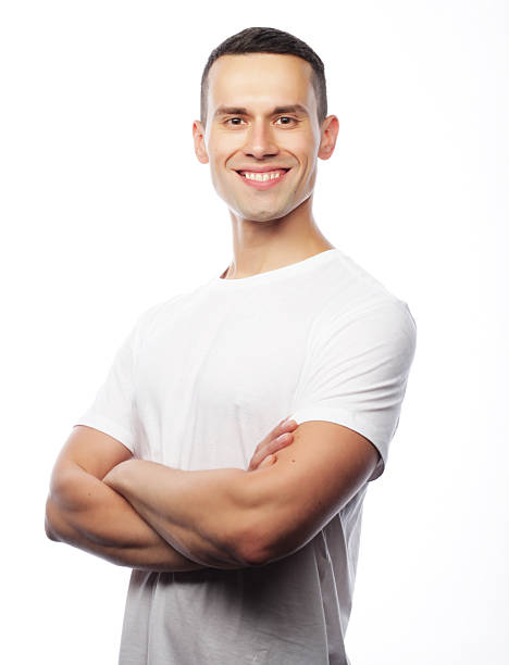 istock Cheerful young man in smart casual wear 2246218496