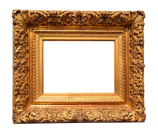 istock baroque horizontal very wide golden picture frame 2246218650