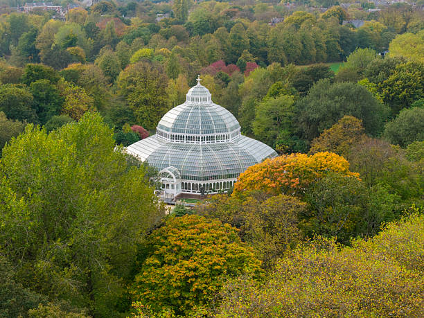 Liverpool, Northwest England, United Kingdom– October 18th 2025: Sefton Park Palm House in Autumn