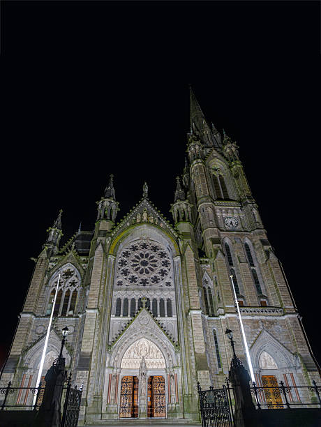 Saint Fin Barre's Cathedral is a gothic revival three tower cathedral in the city of Cork, Ireland. It belongs to the Church of Ireland and was completed in 1879.