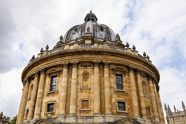 The Radcliffe Camera, part of the Bodleian Library at the University of Oxford in England.