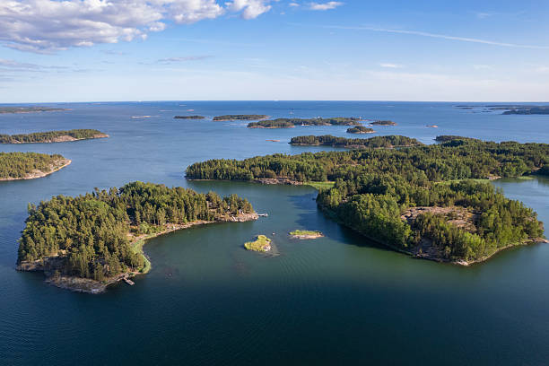 istock Aerial view to the archipelago in Finland 2246239527