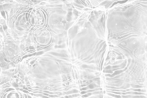 istock White water with ripples on the surface. Defocus blurred transparent white colored clear calm water surface texture with splashes and bubbles. Water waves with shining pattern texture background. 2246240337