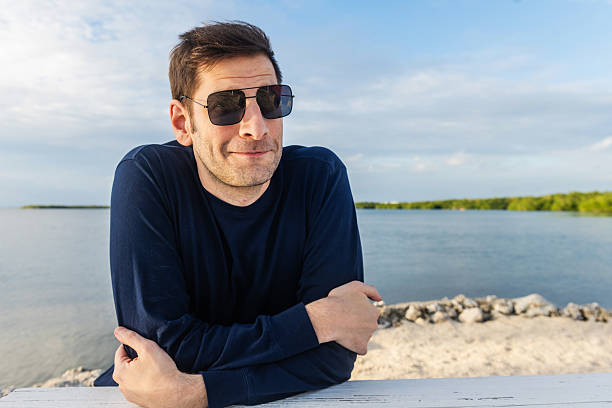 istock Attractive Man on Winter Vacation in Florida Keys 2246241346