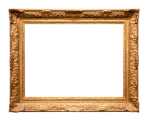 istock baroque horizontal wide gold painting frame cutout 2246241717