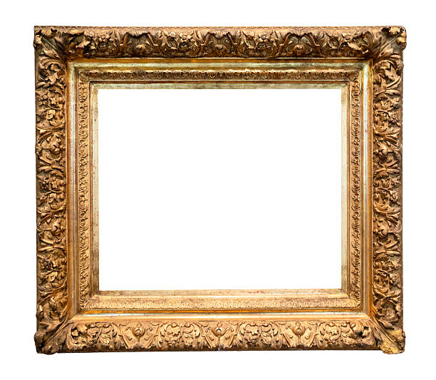 istock baroque horizontal decorated golden painting frame 2246241723