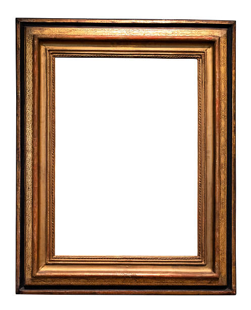istock old vertical wide wood brown painting frame cutout 2246241748