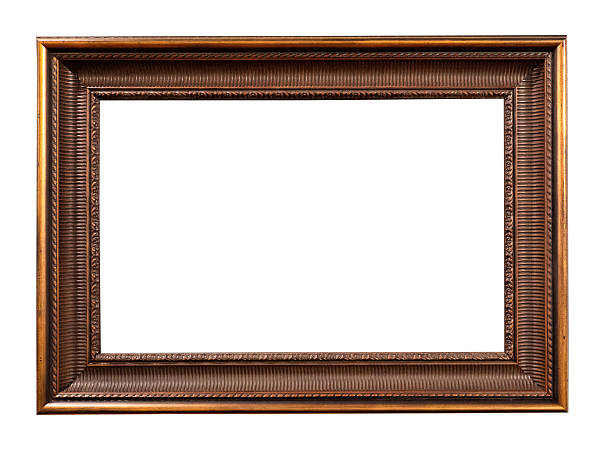 istock old horizontal wide dark brown painting frame 2246241779
