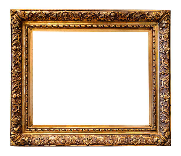 istock retro horizontal baroque picture frame cut out 2246241818
