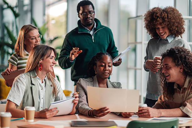 istock Diverse business team collaborating during office meeting discussing ideas 2246251146