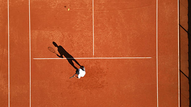 istock Tennis Player Practicing on Clay Court 3 2246254007