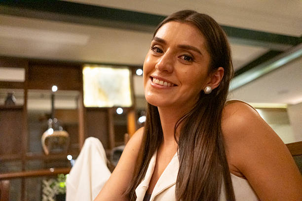 istock young woman in a comfortable and elegant setting on a gala evening 2246259236