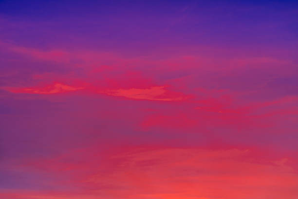 Dramatic vivid light illuminating the sky. Suitable image for sky replacements.