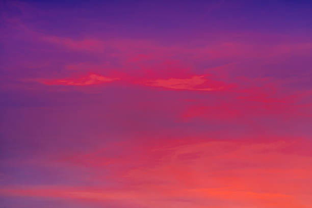 Dramatic vivid light illuminating the sky. Suitable image for sky replacements.