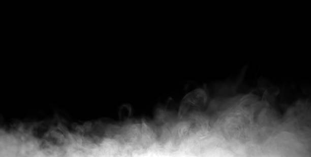 istock Realistic white dust or smoke cloud rising from the bottom on a black background, perfect for design, editing, digital art, and atmospheric visual effects projects. 2246263753