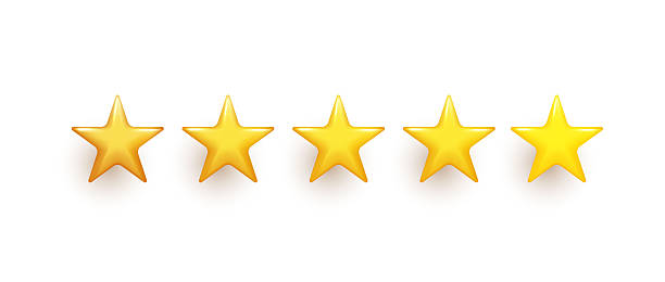 istock 3D yellow stars different shapes on white background. stars glossy colors. realistic 3d design cartoon style for christmas with decorative holiday elements. vector design. 2246275313