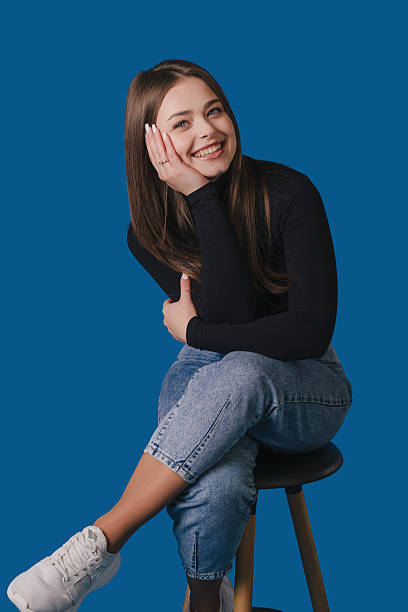 istock authentic studio shot featuring selfassured woman in fashionable attire radiating positivity 2246280355