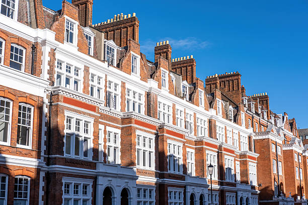 istock Traditional british detached houses with red bricks 2246282273