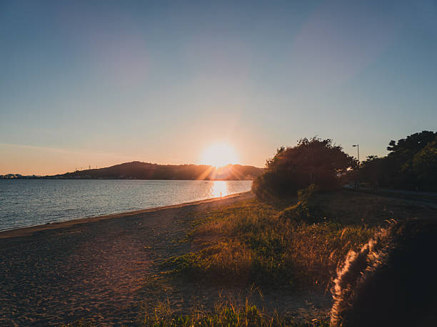 istock Sunset over the beach at Okinawa Comprehensive Athletic Park 2246284046
