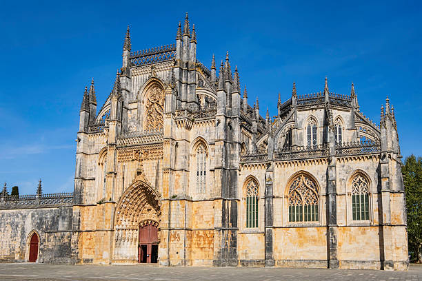 Monastery of Batalha, a Dominican convent built in Gothic style with parts in Manueline style, completed in 1517; it is a UNESCO Heritage Site
