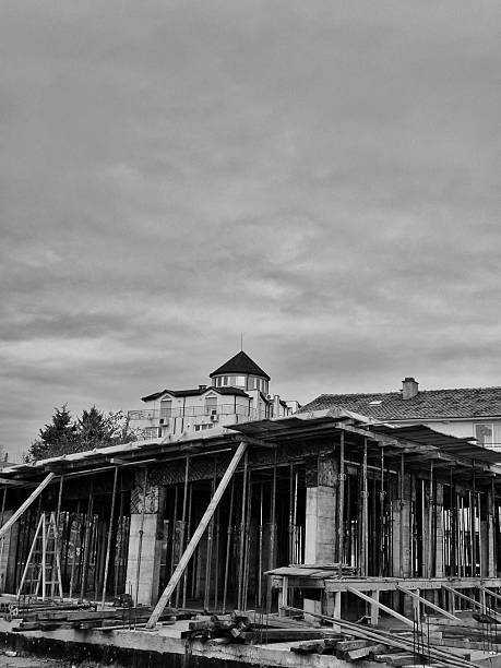istock The image shows a construction site in the early stages of construction. 2246292141