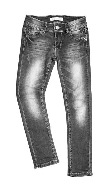 Black Jeans Isolated on white background