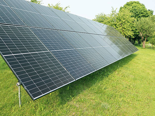 istock Solar energy modern electric power production, technology renewable energy concept 2246298504
