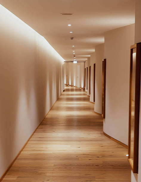 istock Long Hallway with Shadows and good Lightning 2246305635