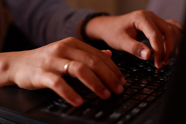 istock Laptop Typing Close-Up  Precision in Motion 2246321999