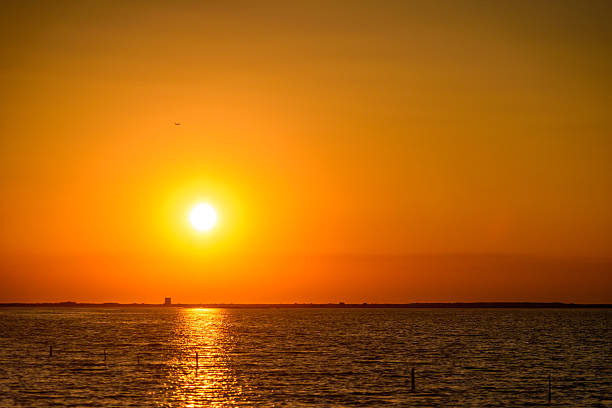 Sunset on the Ionian Sea in Greece