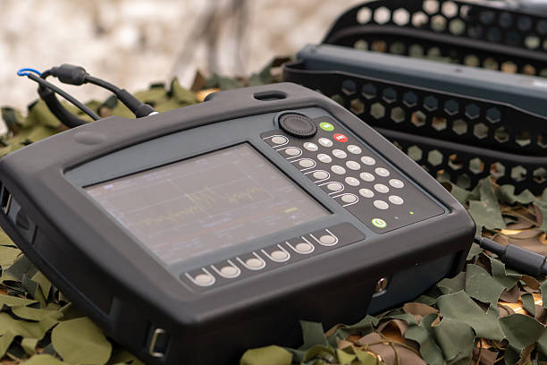 istock An army electronic device with a display and keys is used to communicate with the military. 2246327875