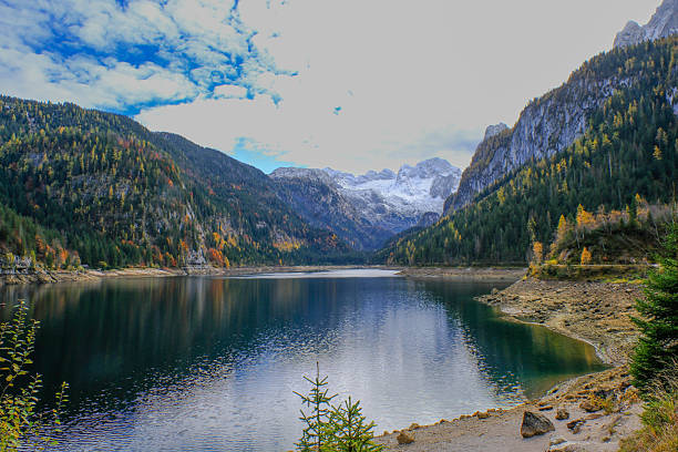 By Lake Gosausee in Austria