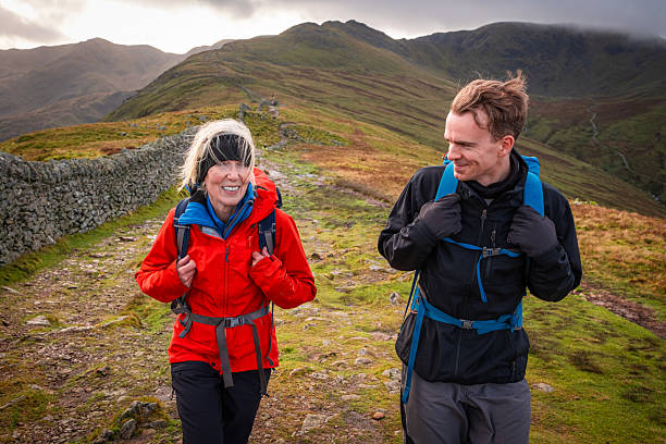 istock Mother and son, Helvellyn, Lake District, England 2246330870