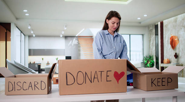 istock Professional Organizer: Woman Clean, Sort 2246331165