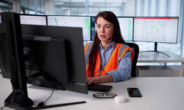istock 911 First Aid Service: Female Emergency Dispatcher Providing Assistance Over 2246331773
